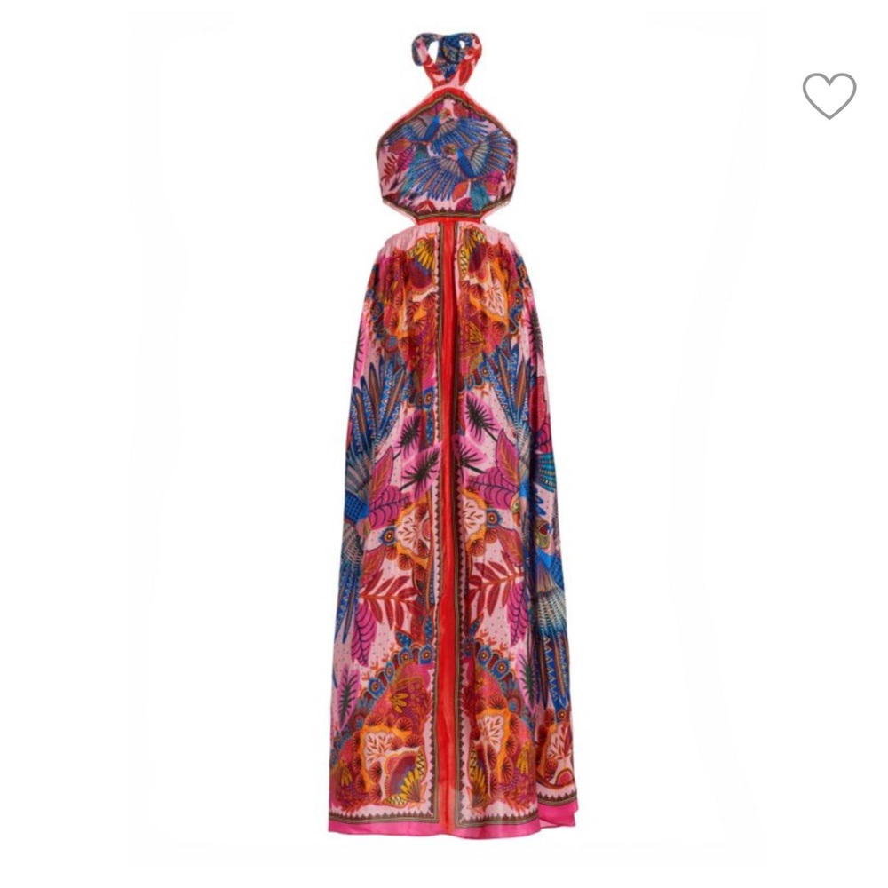 Farm Rio Macaw Scarf Maxi Dress - Picture 1 of 4